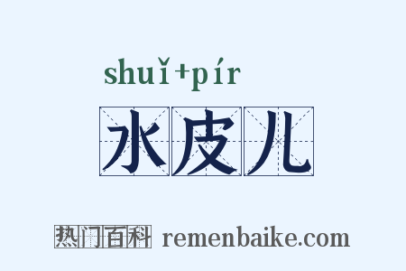 水皮儿是什么意思的图片